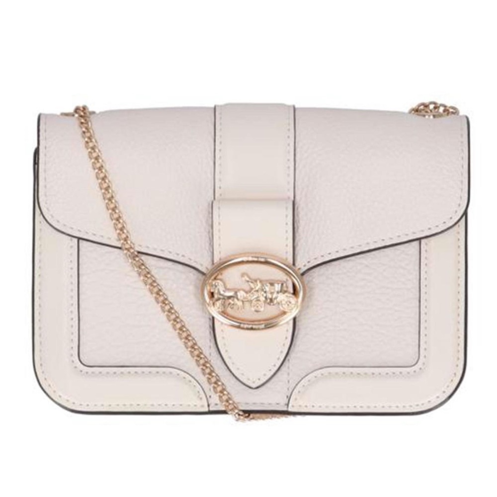 Coach Georgie Chain Leather Crossbody Bag